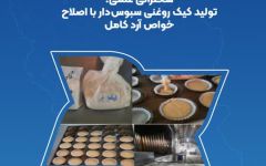 سخنرانی علمی تولید کیک روغنی سبوس دار با اصلاح خواص آرد کامل